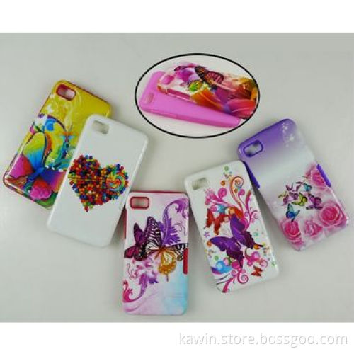 Water Transfer Printing PC+Silicone Cover for BlackBerry Z10